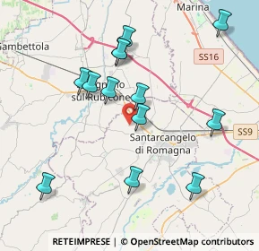 Mappa Via P. Paglierani, 47822 Santarcangelo di Romagna RN, Italia (3.99462)