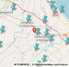 Mappa Via P. Paglierani, 47822 Santarcangelo di Romagna RN, Italia (5.644)