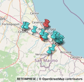 Mappa Via P. Paglierani, 47822 Santarcangelo di Romagna RN, Italia (9.927)