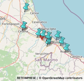 Mappa Via P. Paglierani, 47822 Santarcangelo di Romagna RN, Italia (11.21)