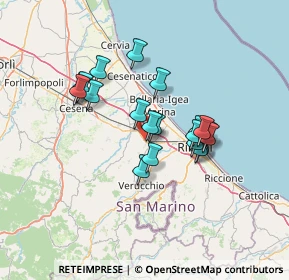 Mappa Via Emilia Est, 47822 Santarcangelo di Romagna RN, Italia (11.183)