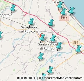 Mappa Via Emilia Est, 47822 Santarcangelo di Romagna RN, Italia (5.23714)