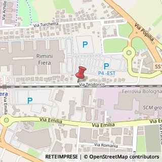 Mappa Via Teodorico, 39, 47922 Rimini, Rimini (Emilia Romagna)