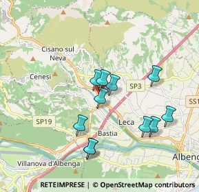 Mappa SP 582 del Colle di S. Bernardo, 17035 Albenga SV, Italia (1.68364)