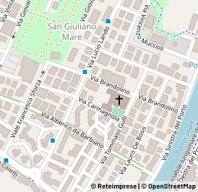 Mappa Via Brandolino, 47921 Rimini RN, Italia (0.08889)