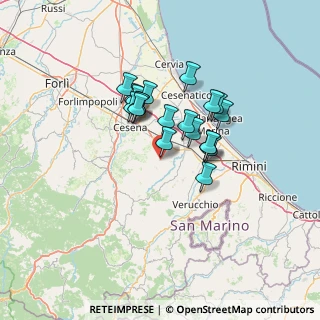 Mappa Via Circonvallazione, 47020 Longiano FC, Italia (10.3165)