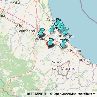 Mappa Via Circonvallazione, 47020 Longiano FC, Italia (10.2315)
