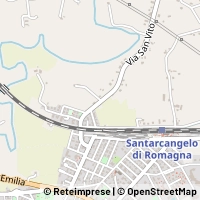 Map Santarcangelo di Romagna