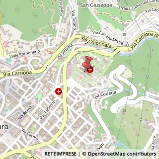 Mappa Piazza Sacco e Vanzetti, 1, 54033 Carrara, Massa-Carrara (Toscana)