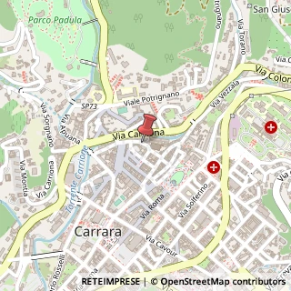 Mappa Via Ghibellina, 2B, 54033 Carrara, Massa-Carrara (Toscana)