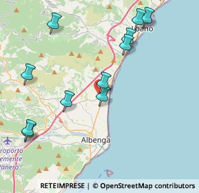 Mappa Via San Giorgio, 17023 Albenga SV, Italia (4.60182)