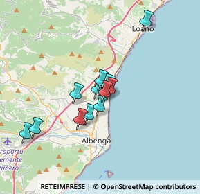 Mappa Via San Giorgio, 17023 Albenga SV, Italia (2.64917)
