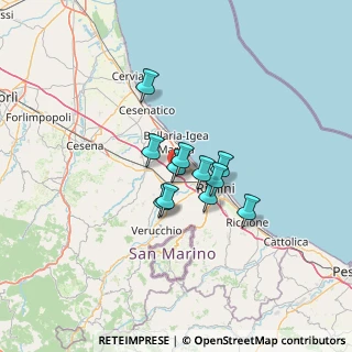 Mappa Via Tolemaide, 47900 Rimini RN, Italia (8.22909)