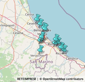 Mappa Via Tolemaide, 47900 Rimini RN, Italia (9.08077)