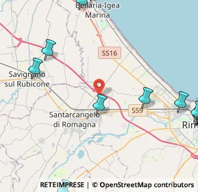 Mappa Via Tolemaide, 47900 Rimini RN, Italia (6.99353)