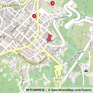 Mappa Via dell'amico m. 3, 54033 Carrara, Massa-Carrara (Toscana)