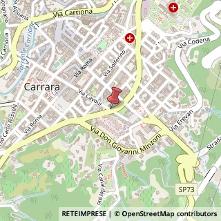 Mappa Viale Etiopia, 2, 54033 Carrara, Massa-Carrara (Toscana)