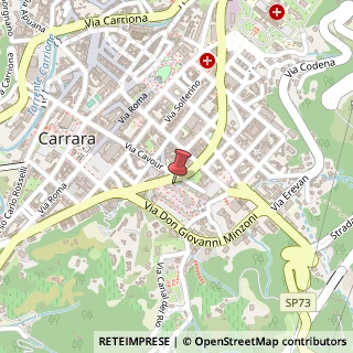 Mappa Piazza Alessandro Brucellaria, 3, 54033 Carrara, Massa-Carrara (Toscana)
