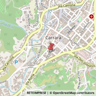 Mappa Via Roma, 17, 54033 Carrara, Massa-Carrara (Toscana)