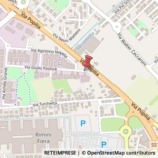 Mappa Via Giulio Pastore, 57, 47922 Rimini, Rimini (Emilia Romagna)