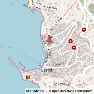 Mappa Via Roma, 57, 19032 Lerici, La Spezia (Liguria)