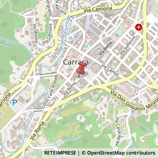 Mappa Via roma 17/c, 54033 Carrara, Massa-Carrara (Toscana)