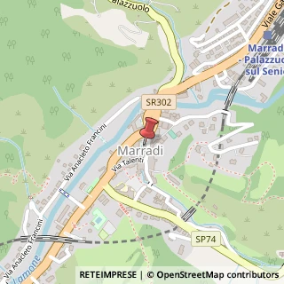 Mappa Via Fabroni, 11, 50034 Marradi, Firenze (Toscana)