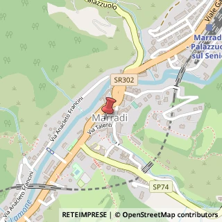 Mappa Piazza Scalelle, 1, 50034 Marradi, Firenze (Toscana)