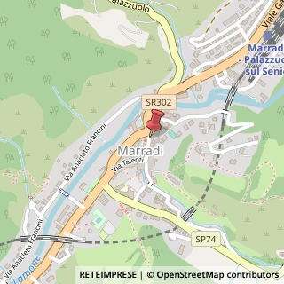 Mappa Via Fabroni, 48, 50034 Marradi, Firenze (Toscana)