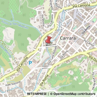 Mappa Via s. martino 3, 54033 Carrara, Massa-Carrara (Toscana)