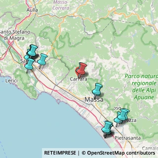 Mappa Via Ghiacciaia, 54033 Carrara MS, Italia (10.7755)