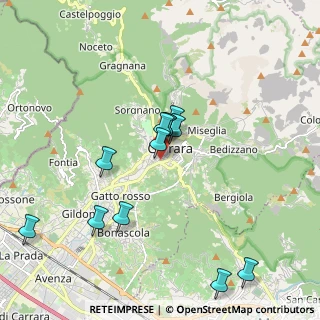 Mappa Via Ghiacciaia, 54033 Carrara MS, Italia (1.84417)