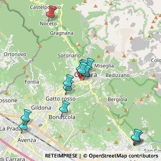 Mappa Via Ghiacciaia, 54033 Carrara MS, Italia (2.24286)