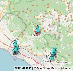 Mappa Via Ghiacciaia, 54033 Carrara MS, Italia (5.03)