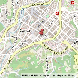 Mappa Vicolo Giuseppe Mazzini, 2, 54033 Carrara, Massa-Carrara (Toscana)