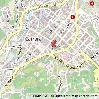 Mappa Via Alfredo Ceci, 11, 54033 Carrara, Massa-Carrara (Toscana)