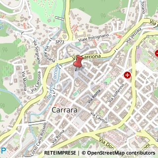 Mappa Piazza Alberica,  5, 54033 Carrara, Massa-Carrara (Toscana)