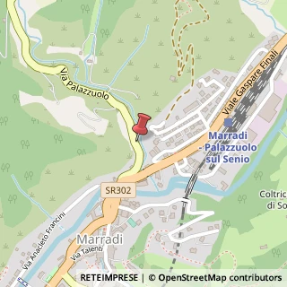 Mappa Via Palazzuolo, 3A, 50034 Marradi, Firenze (Toscana)