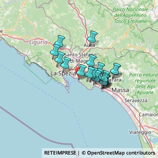 Mappa 19032 Lerici SP, Italia (9.87316)