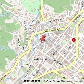 Mappa Piazza Cesare Battisti, 54033 Carrara MS, Italia, 54033 Carrara, Massa-Carrara (Toscana)