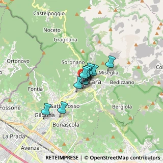 Mappa Via Giuseppe Ulivi, 54033 Carrara MS, Italia (0.78667)