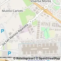 Mapa Riccione
