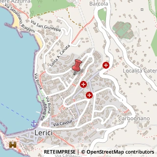 Mappa Via Nino Gerini, 33, 19032 Lerici, La Spezia (Liguria)