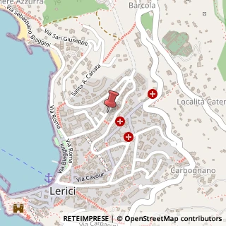 Mappa Via Nino Gerini, 88, 19032 Lerici, La Spezia (Liguria)