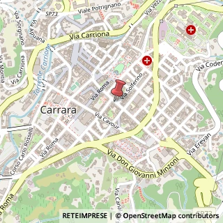 Mappa Via Verdi, 9/A, 54033 Carrara, Massa-Carrara (Toscana)