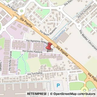 Mappa Via Giulio Pastore, 36, 47922 Rimini, Rimini (Emilia Romagna)