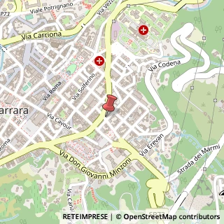 Mappa Via Cucchiari, 5, 54033 Carrara, Massa-Carrara (Toscana)