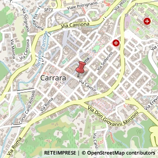 Mappa Via Cavour, 8, 54033 Carrara, Massa-Carrara (Toscana)