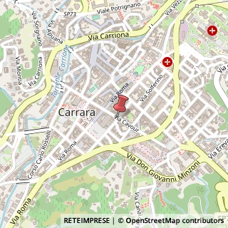 Mappa Via mazzini 15, 54033 Carrara, Massa-Carrara (Toscana)