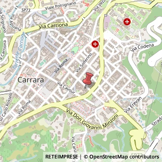 Mappa Via Verdi, 16, 54033 Carrara, Massa-Carrara (Toscana)